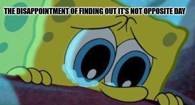 Sad SpongeBob Meme