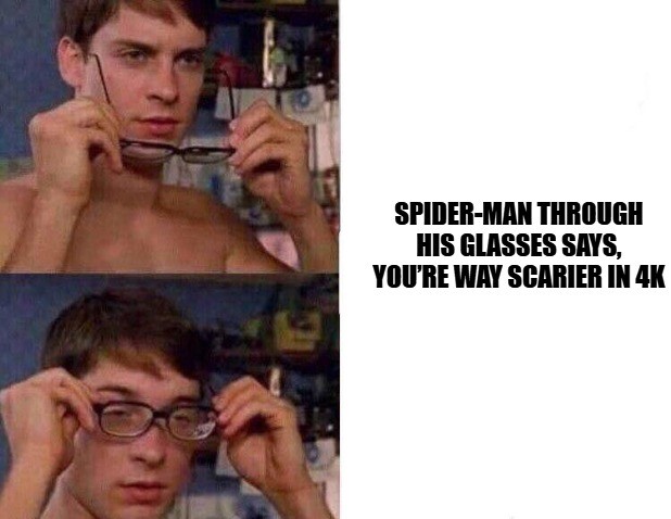 Spiderman glasses Meme