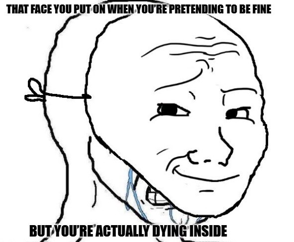 Crying Behind Mask Memes