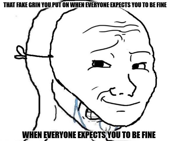 Crying Behind Mask Memes