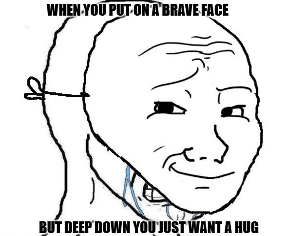 Crying Behind Mask Memes