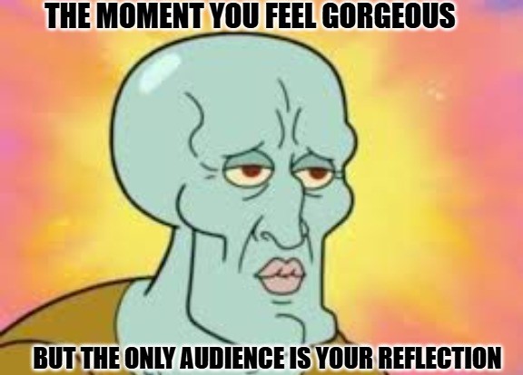 Squidward Meme