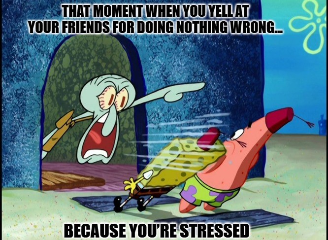 Squidward Yelling Meme