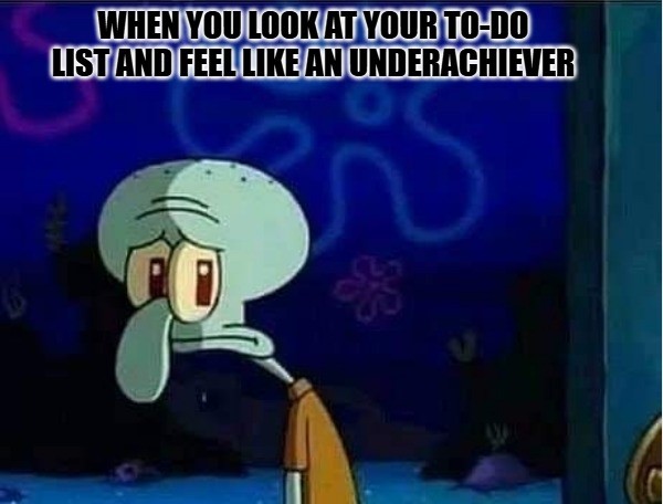 Sad Squidward Meme