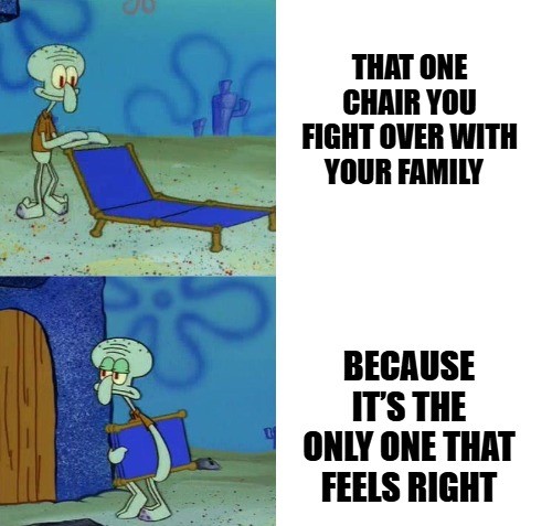 Squidward Chair Meme