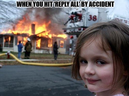 little girl fire meme