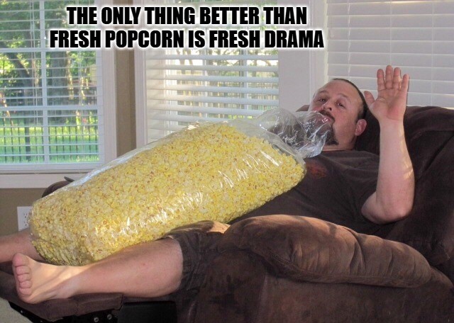 Eating Popcorn Meme