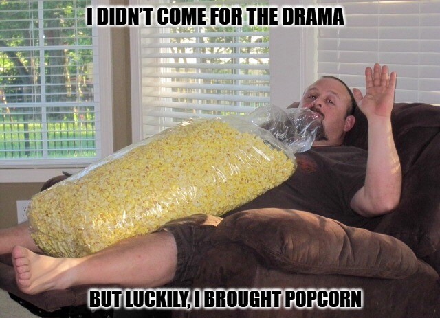 Eating Popcorn Meme